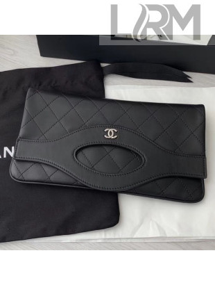 Chanel Lambskin Chanel 31 Pouch Bag Black 2019