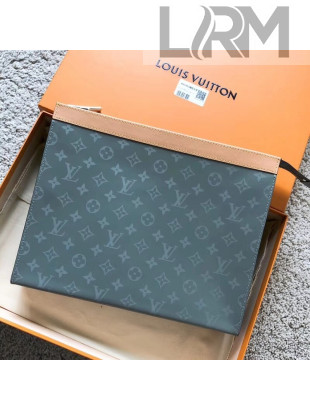 Louis Vuitton Monogram Titanium Canvas Pochette Voyage GM Bag 2018