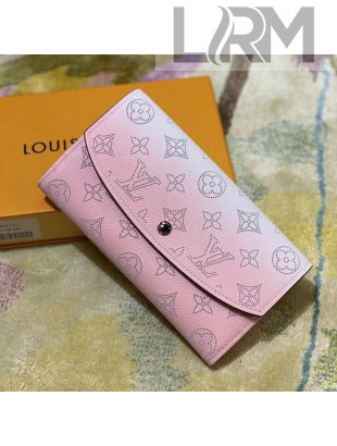 Louis Vuitton Iris Wallet in Gradient Pink Mahina Perforated Leather M60143 2021