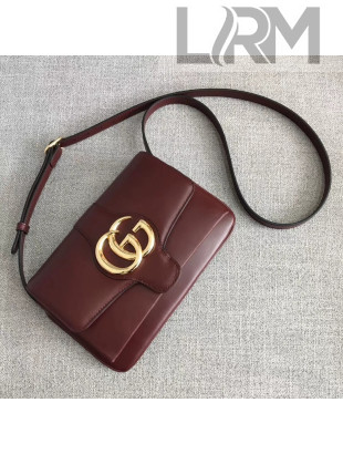 Gucci Leather Arli Small Shoulder Bag 550129 Burgundy 2018