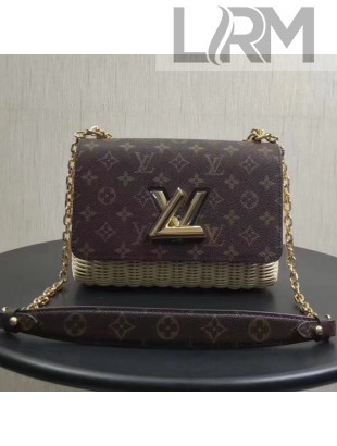 Louis Vuitton Monogram Canvas and Wicker Twist MM Bag 2018