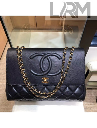 Chanel Quilted Lambskin CC Flap Bag A92233 Black 2020 TOP