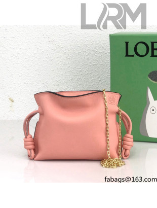 Loewe Nano Flamenco Clutch in Nappa Calfskin Pink 2022