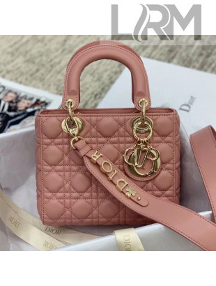 Dior MY ABCDior Small Bag in Cannage Leather Pink 2019