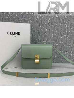 Celine Teen Small Classic Bag in Box Calfskin 192523 Light Green 2020 (Top quality)