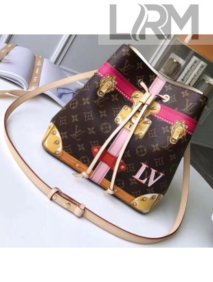 Louis Vuitton Summer Trunks Monogram Canvas Neonoe Bucket Bag M60649 2018