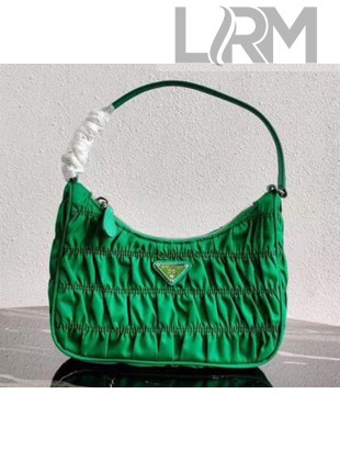 Prada Nylon and Saffiano Leather Mini Bag 1NE204 Green 2020