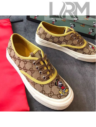 Disney x Gucci GG Sneakers Yellow 01 2020