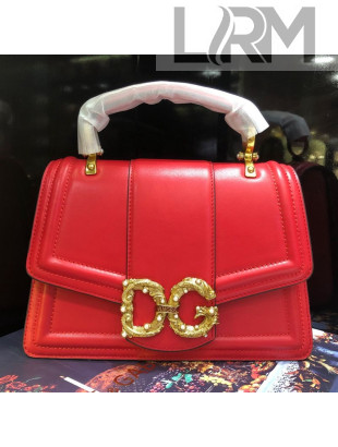 Dolce&Gabbana Large DG Amore Top Handle Bag Red 2019