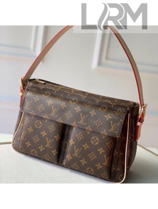 Louis Vuitton Vintage Monogram Canvas Large Shoulder Bag M45468 2020