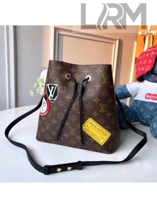 Louis Vuitton Monogram Canvas My World Tour Neonoe Bag Noir 2018