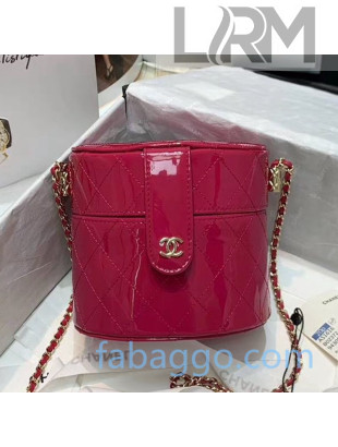 Chanel Patent Calfskin Large Clutch with Chain AP1616 Pink 2020