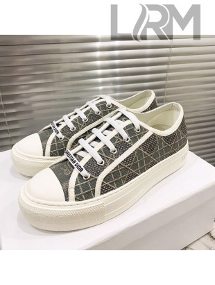 Dior Walk'n'Dior Sneakers in Grey Cannage Embroidery 2021