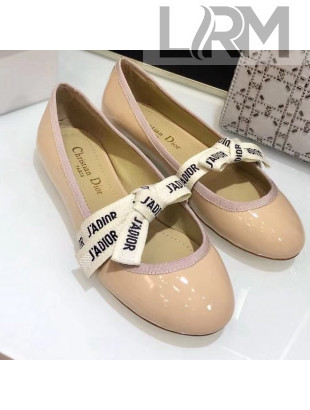 Dior Miss J'adior Patent Leather Ballet Pump Nude 2019