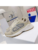 Dior B30 Sneakers in Mesh and Technical Fabric Beige 2021 05