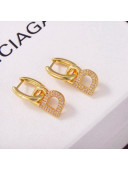 Balenciaga B Earrings BE22012017 Gold 2022