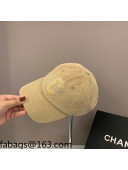 Celine Corduroy C Baseball Hat Beige 2021