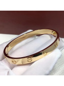 Cartier Yellow Gold Nologo Love Bracelet , Classic 03