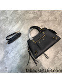 Balenciaga Neo Classic Small Bag in Smooth Calfskin Black/Gold 2021 638511