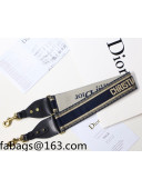 Dior 'Christian Dior' Embroidered Strap Blue/Beige 2022 42