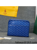 Goyard Jouvence MM Toiletry Clutch Bag Sky Blue 2022