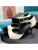 Chanel Calfskin Wedge Pumps White 2021