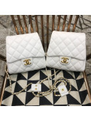 Chanel Side-packs Flap Bag AS0614 White 2019