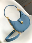 Bvlgari Serpenti Ellipse Calf Leather Small Shoulder Bag Blue 2022