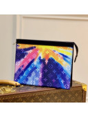 Louis Vuitton Pochette Voyage MM Pouch in Monogram  Aurora Multico Canvas M45941 2021