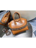 Givenchy Small Antigona Chain Bag in Box Leather Brown 2022