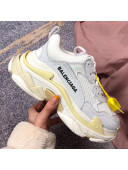 Balenciaga Triple S Sneakers White/Light Grey/Light Yellow