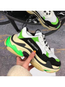 Balenciaga Triple S Sneakers Black/Green