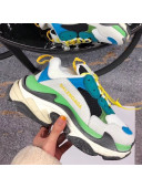 Balenciaga Triple S Sneakers Blue/White/Green