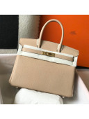 Hermes Birkin Bag 35cm in Togo Leather Grey Coat 2021