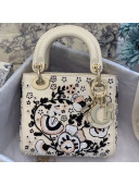 Dior Lady Dior Mini Floral Embroidery Bag 2019