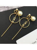 Dior Hoop Blend Long Earrings 2019