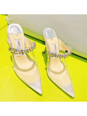 Jimmy Choo Crystal Band  Heel Mules 10cm Transparent 2021