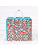 Gucci Children's GG Star Print Tote Bag 630542 Beige/Light Blue 2021