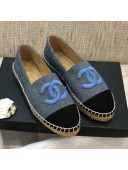 Chanel Denim Espadrilles G29762 Grey 2021