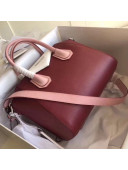 Givenchy Medium Antigona Bag in Two-tone Goatskin Burgundy/Pink 2018