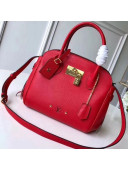 Louis Vuitton Veau Nuage Calf Leather Milla PM Handbag M54349 Red 2018