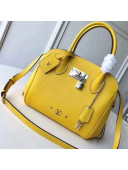 Louis Vuitton Veau Nuage Calf Leather Milla PM Handbag Yellow 2018