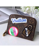 Louis Vuitton Monogram Canvas Zippy Coin Purse Patches M63391 2018