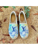 Louis Vuitton Watercolor Denim Espadrilles Blue 2021 