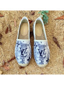 Louis Vuitton Watercolor Denim Espadrilles White/Black 2021 