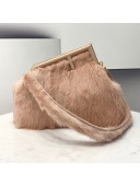 Fendi First Medium Mink Fur Bag Light Pink 2021 80018L