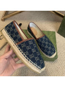 Gucci Jacquard Denim Espadrilles Blue 2021 