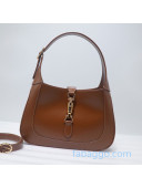 Gucci Jackie 1961 Leather Small Hobo Bag 636709 Brown 2020