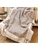 Herems Wool & Cashmere Avalon III Throw Blanket Light Grey 2020