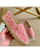 Gucci GG Canvas Espadrilles Pink 2021 05